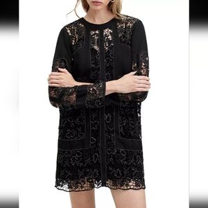 ALLSAINTS Noush Embellished Mini Dress (size 6)